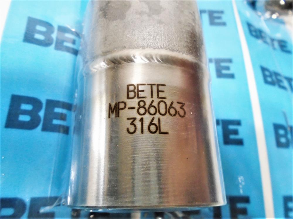 Lot of (25) Bete  316L MaxiPass Spray Nozzle, MP-86063